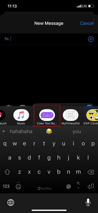 Color iMessage Bubbles App Icon