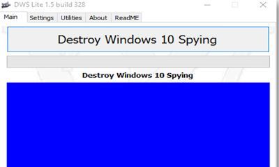 Destroy Windows Spying