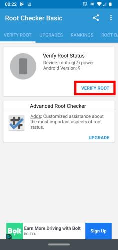 Root Checker Verify
