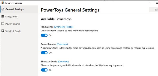 cai dat PowerToys tren Windows 10