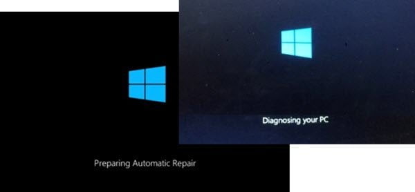 Diagnosing your PC Preparing Automatic Repair