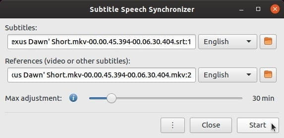 AutoFix Subtitles With SubSync begin