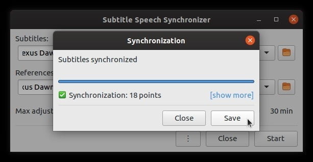 AutoFix Subtitles With SubSync great success