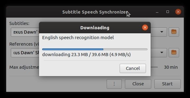 AutoFix Subtitles With SubSync speech file