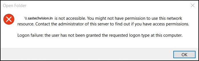 Sửa lỗi không truy cập được file chia sẻ trong mạng Lan