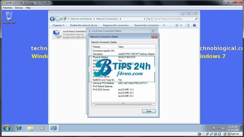 Internet Connection Sharing không hoạt động trên Win 10