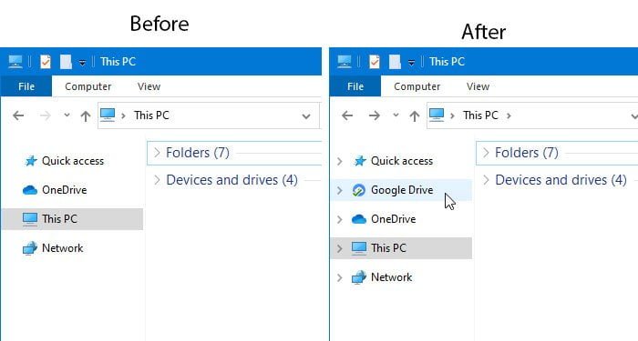 Cách thêm Google Drive vào File Explorer trên Windows 10