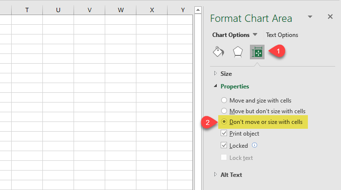 lock chart position excel 1