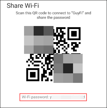 pixel wifi password