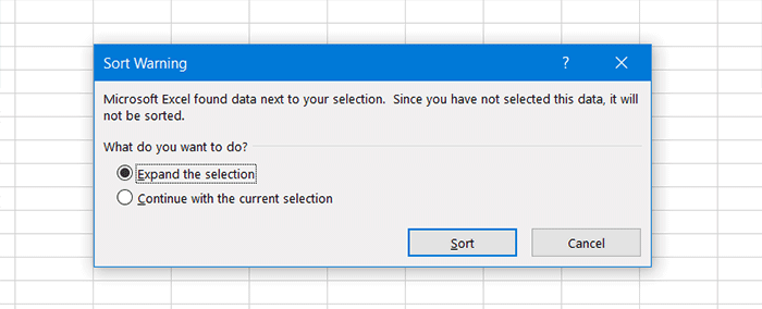 sort data by date excel 1