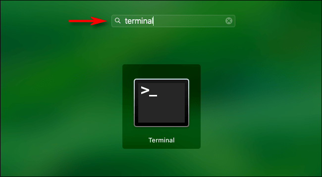 terminal from launchpad