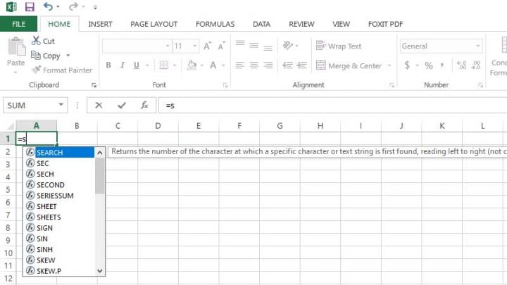 Hướng dẫn cách ẩn và hiện công thức đề xuất khi nhập trong Excel