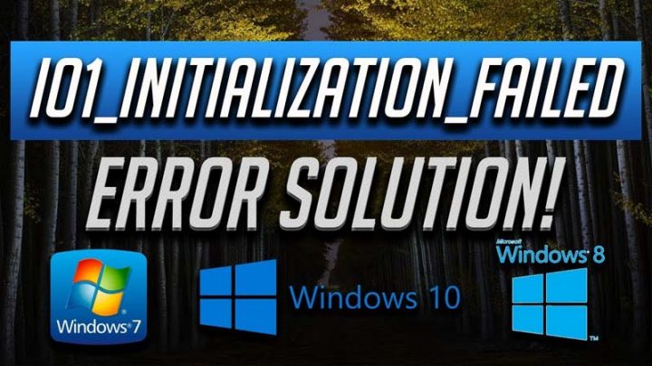 Sửa lỗi màn hình xanh IO1 initialization failed trên Windows 10