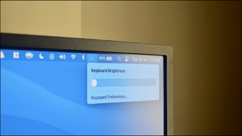 Cách điều chỉnh độ sáng bàn phím trên MacBook Air