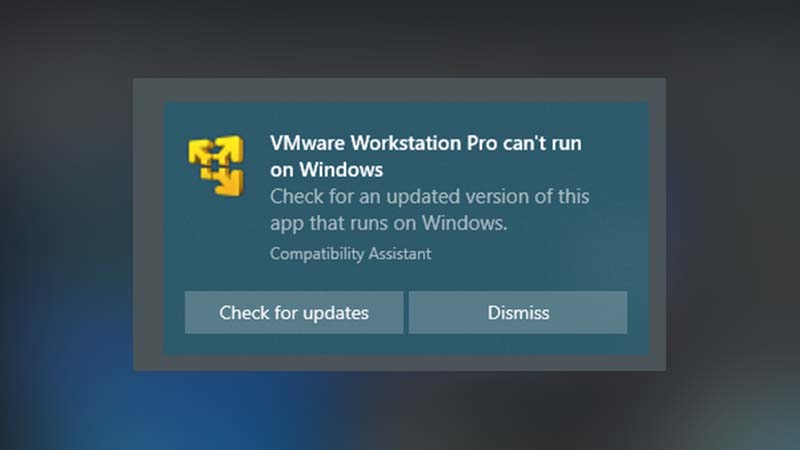 Instructions for 6 ways to fix VMware Workstation Pro Can't Run on Windows error