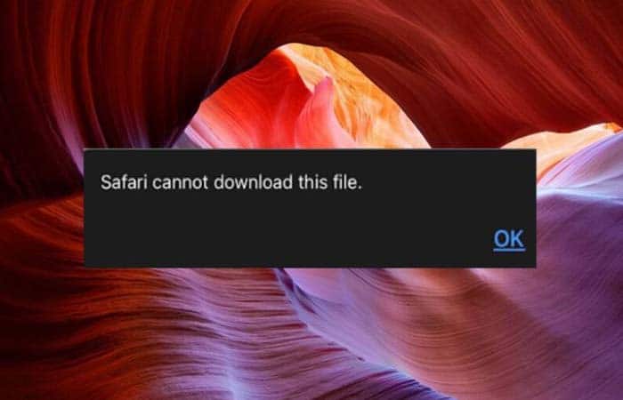 sua loi safari cannot download a file