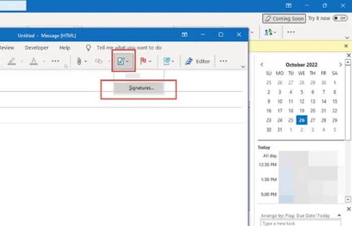 Hướng dẫn cách sửa lỗi không thêm được chữ ký trên Outlook 
